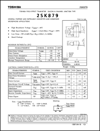 Click here to download 2SK879 Datasheet