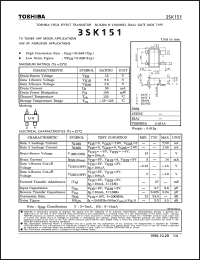 Click here to download 3SK151 Datasheet