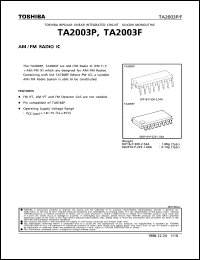 Click here to download TA2003F Datasheet