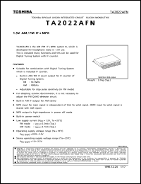 Click here to download TA2022 Datasheet