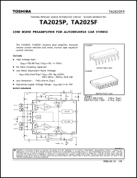 Click here to download TA2025F Datasheet