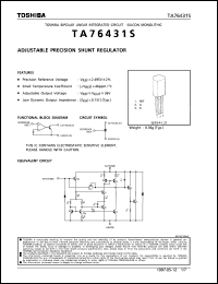 Click here to download TA76431S Datasheet