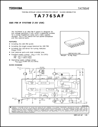 Click here to download TA7765AF Datasheet