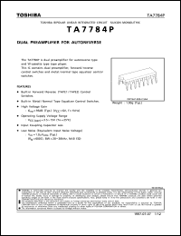 Click here to download TA7784P Datasheet