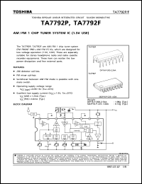 Click here to download TA7792F Datasheet