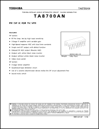 Click here to download TA8700AN Datasheet