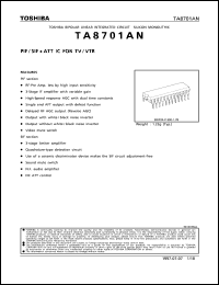 Click here to download TA8701AN Datasheet