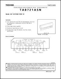 Click here to download TA8721ASN Datasheet