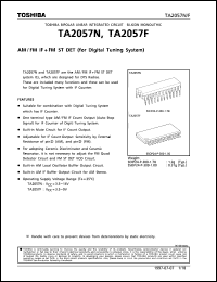 Click here to download TA2057F Datasheet