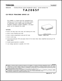 Click here to download TA2065F Datasheet