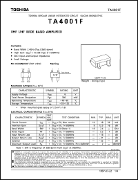 Click here to download TA4001F Datasheet
