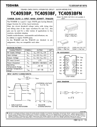 Click here to download TC4093BFN Datasheet