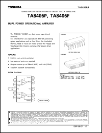 Click here to download TA8406F Datasheet