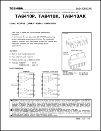 Click here to download TA8410AK Datasheet