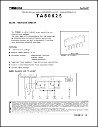 Click here to download TA8062S Datasheet