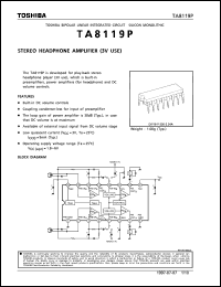 Click here to download TA8119 Datasheet