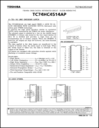 Click here to download TC74HC4514AP Datasheet