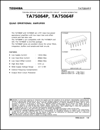 Click here to download TA75064F Datasheet