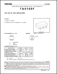 Click here to download TA4100F Datasheet