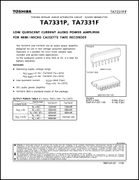 Click here to download TA7331F Datasheet