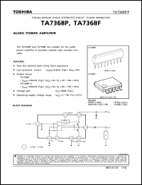 Click here to download TA7368F Datasheet
