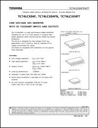 Click here to download TC74LCX04 Datasheet