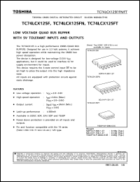 Click here to download TC74LCX125 Datasheet