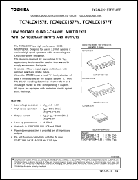 Click here to download TC74LCX157F Datasheet