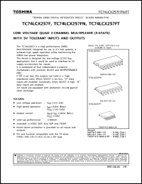 Click here to download TC74LCX257FN Datasheet