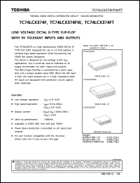 Click here to download TC74LCX374F Datasheet