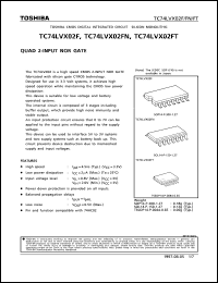 Click here to download TC74LVX02 Datasheet