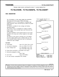 Click here to download TC74LVX04 Datasheet
