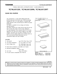 Click here to download TC74LVX125F Datasheet