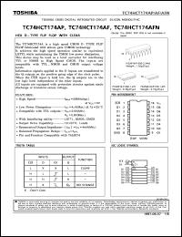 Click here to download TC74HCT174AP Datasheet