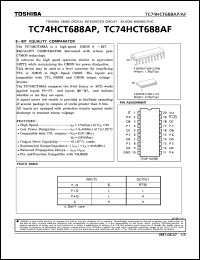 Click here to download TC74HCT688AF Datasheet