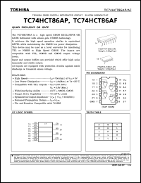 Click here to download TC74HCT86 Datasheet