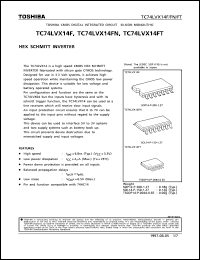 Click here to download TC74LVX14 Datasheet