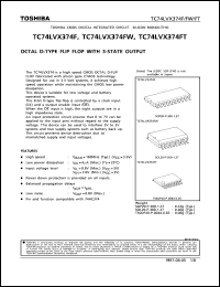 Click here to download TC74LVX374 Datasheet