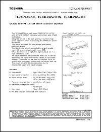 Click here to download TC74LVX573F Datasheet