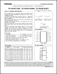 Click here to download TC74VHC153FT Datasheet