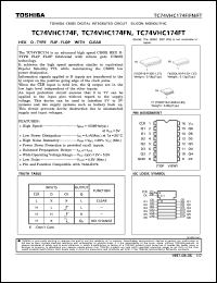 Click here to download TC74VHC174FT Datasheet