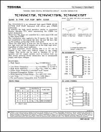 Click here to download TC74VHC175FT Datasheet