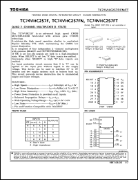 Click here to download TC74VHC257F Datasheet