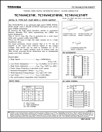 Click here to download TC74VHC374FT Datasheet