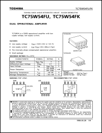 Click here to download TC75W54 Datasheet