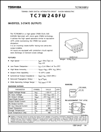 Click here to download TC7W240 Datasheet
