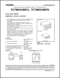 Click here to download TC7WH240FK Datasheet