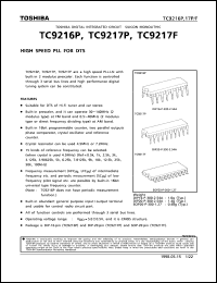 Click here to download TC9216P Datasheet