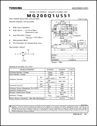 Click here to download MG200Q1US51 Datasheet