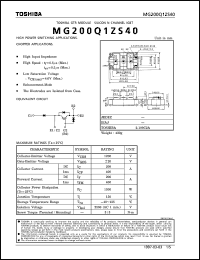 Click here to download MG200Q1ZS40 Datasheet